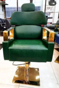 Greenish style haircut chair